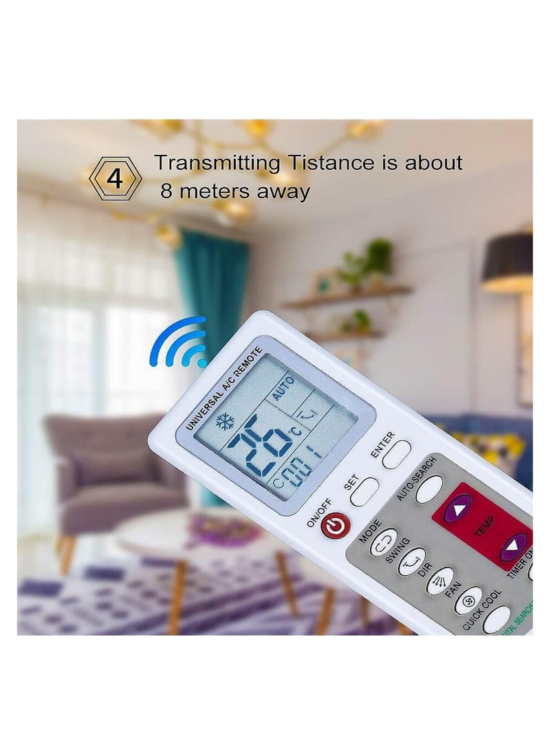 Generic - Universal AC Remote Control Easy Setup 8M Distance Support Almost all Air condition - Image 1