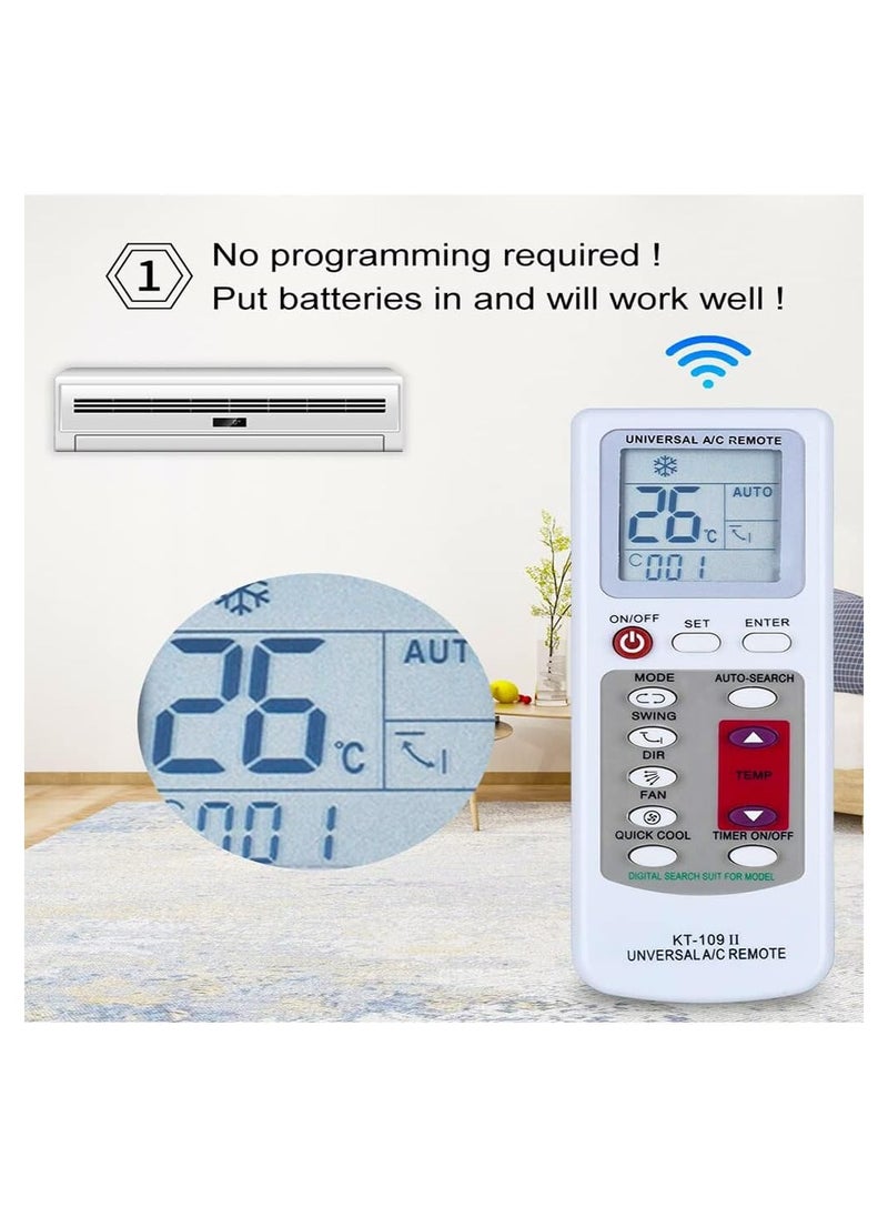 Generic - Universal AC Remote Control Easy Setup 8M Distance Support Almost all Air condition - Image 1