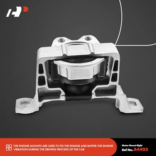 A-Premium 3PCS Engine Motor Mount and Transmission Mount Set Compatible with Mazda 3 2004 2005 2006 2007 2008 2009 L4 2.3L, Naturally Aspirated DOHC, Replace# B32T39060A, BP4S39040B - Image 5