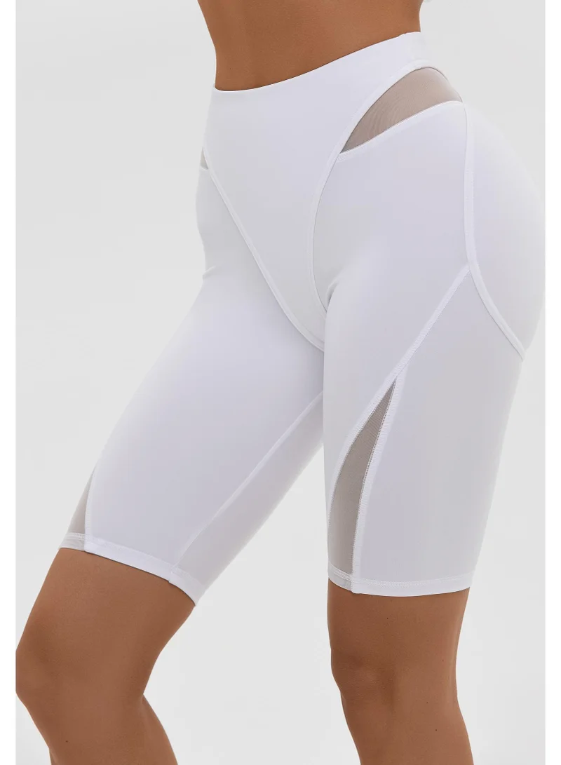 Bona Fide Assmagedon White Assmagedon High Waist Gym Shorts for Women for Women | Best Price UAE