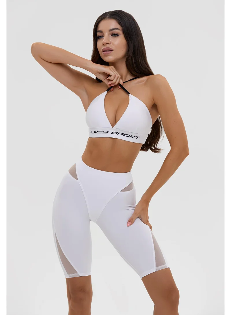 Bona Fide Assmagedon White Assmagedon High Waist Gym Shorts for Women for Women | Best Price UAE