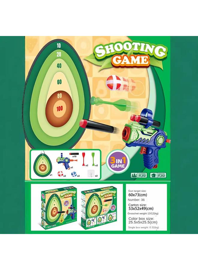 الأزرق جي دبليو <هدية> كرة لزجة رياضية داخلية الهدف رمي لعبة هدية عيد ميلاد ألعاب غير رسمية بين الوالدين والطفل 3-6 سنوات - Image 4