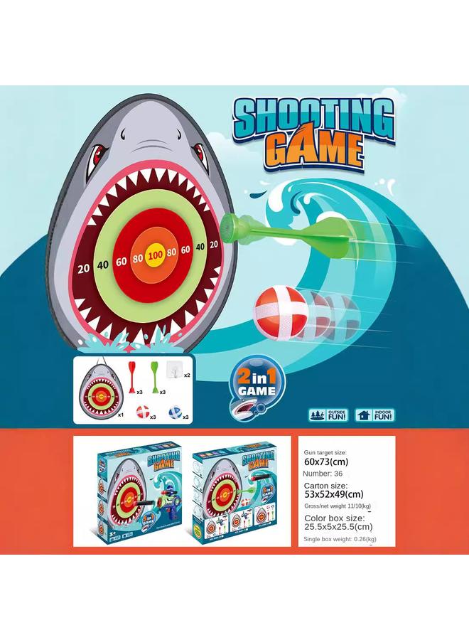 الأزرق جي دبليو <هدية> كرة لزجة رياضية داخلية الهدف رمي لعبة هدية عيد ميلاد ألعاب غير رسمية بين الوالدين والطفل 3-6 سنوات - Image 3