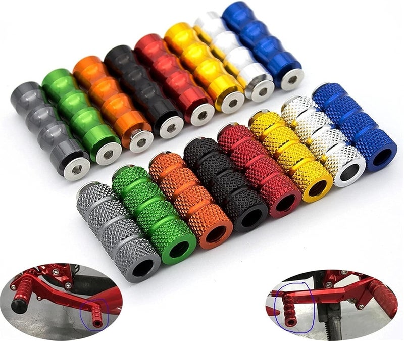 DEMULAX Motorcycle Footrest Pegs Set for Benelli TNT125 2016-2018 - Image 3