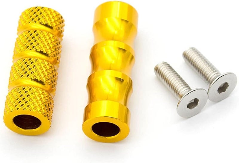 DEMULAX Motorcycle Footrest Pegs Set for Benelli TNT125 2016-2018 - Image 1