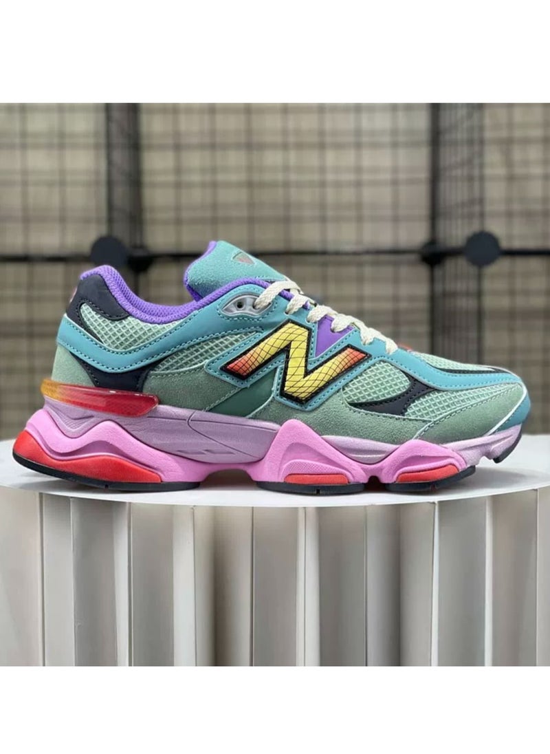 New Balance - 9060 Casual Sneakers Pink/Yellow/Blue - Image 1