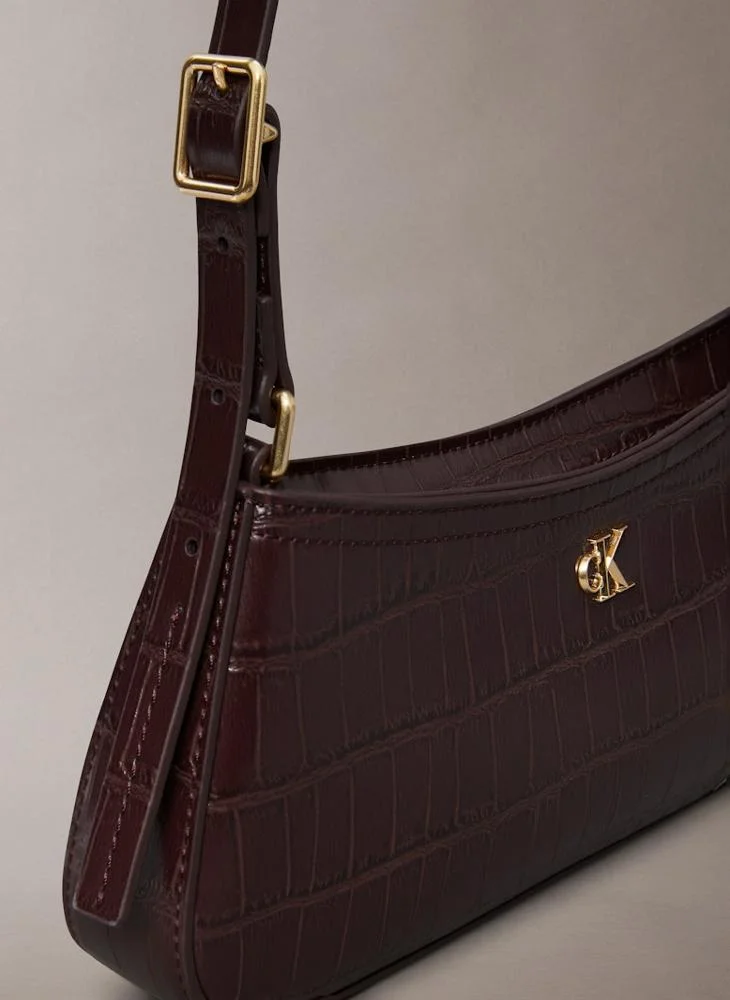 CALVIN KLEIN  Small Croc-Effect Shoulder Bag for Women | Best Price UAE