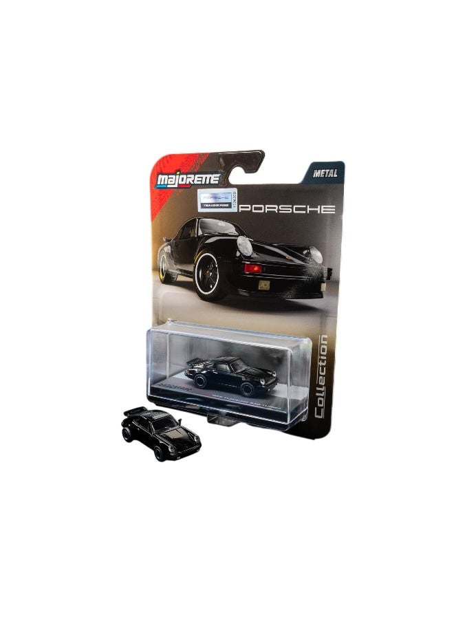 Majorette Metal Collection Series 1975 Porsche 930 Turbo Die-cast Car (1:64, Black) - Image 1