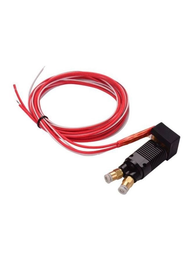 Loquat Hotend Extruder Kit With Brass Nozzle,Hot End Extruder Nozzle Kit For 3D Printer, Mk8 Extruder Hotend Kit 3D Printer Accessories 0.4mm Nozzle with Secure Connection For 3D Printing Parts  - Image 3