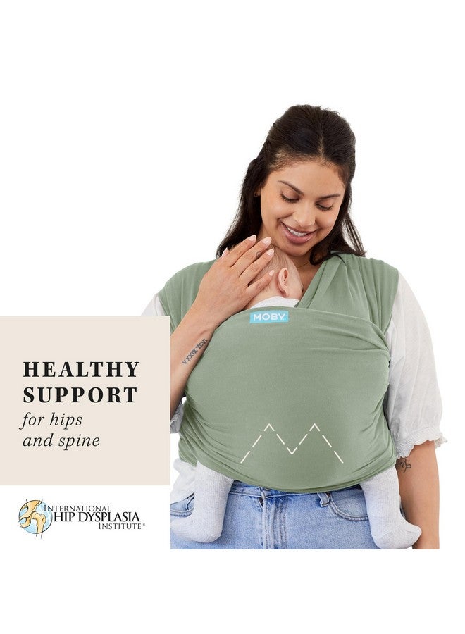 موبي لفافة أطفال كلاسيكية (كمثرى) لفافة أطفال للآباء أثناء التنقل، حاملة لفافة أطفال لحديثي الولادة والرضع والأطفال الصغار، لفافة حمل للأطفال من أجل ملابس الأطفال - Image 3