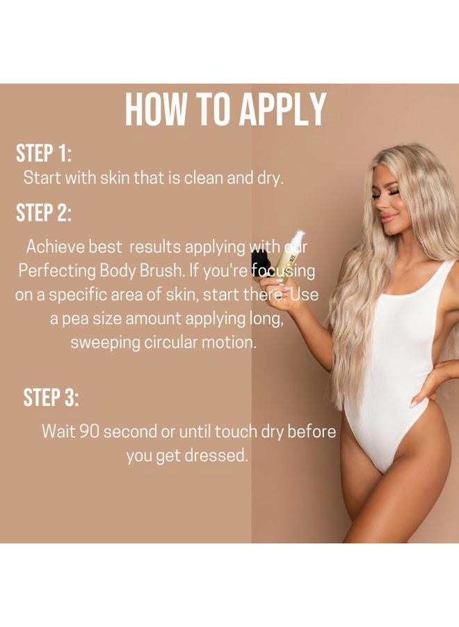Bronze Cactus Water Resistant, Instant Tanner ,Self-Tanner, Instant Body Bronzer, Suitable For Face & Body, For all Skin Types, Color, 3.8 fl.oz (Light/Medium Tan - Image 4