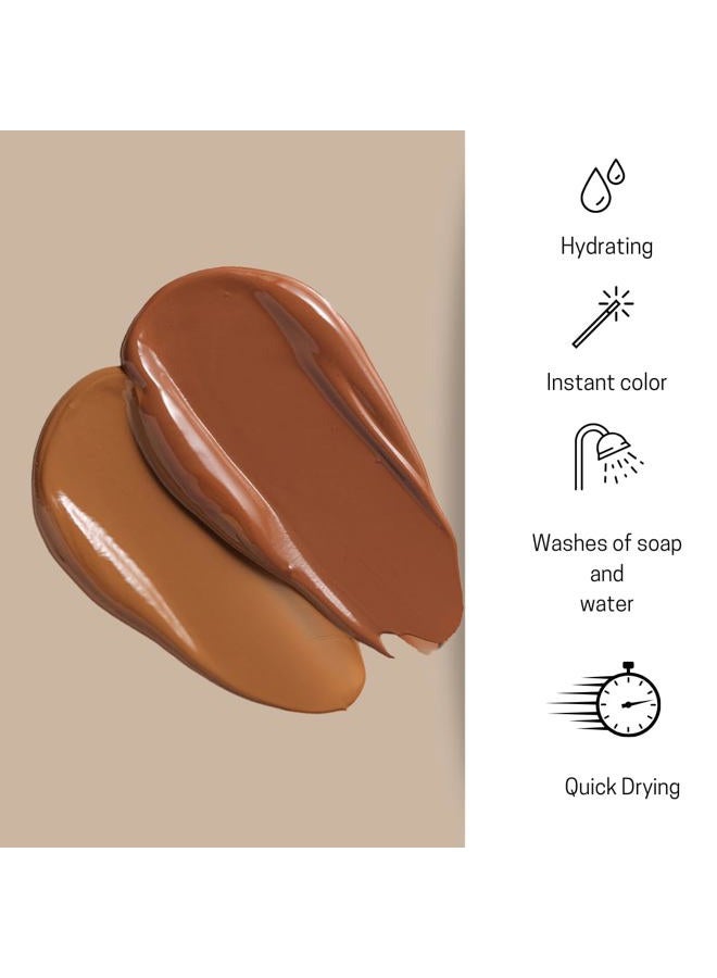 Bronze Cactus Water Resistant, Instant Tanner ,Self-Tanner, Instant Body Bronzer, Suitable For Face & Body, For all Skin Types, Color, 3.8 fl.oz (Light/Medium Tan - Image 5