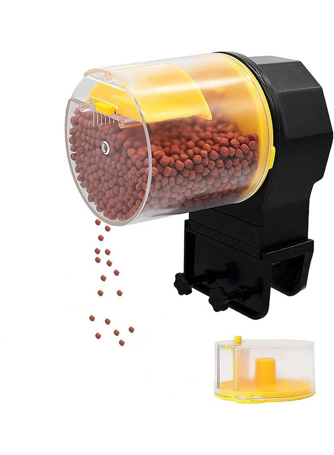 Optifit Aquarium Automatic Fish Feeder, Plastic Fish Feeder Auto Fish Food Dispenser For Aquarium Food Tank, Feeder Timer Aquarium Food Feeding Timer Fish Tank Dispenser,13.97 cm,H_8.2 cm,W_14.3 cm - Image 1