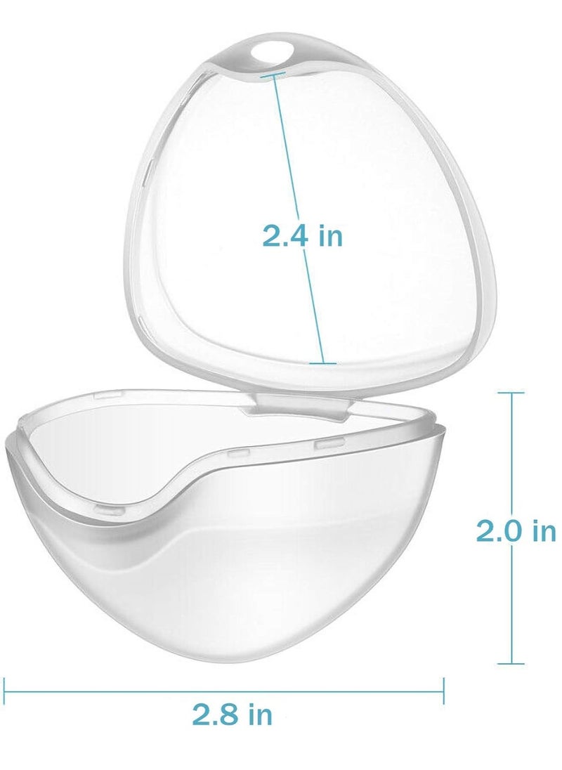 RATSAW - 6 Pack Pacifier Case Pacifier Holder Case Pacifier Clip Holder Case Pacifier Box Pacifier Accessories Transparent - Image 1
