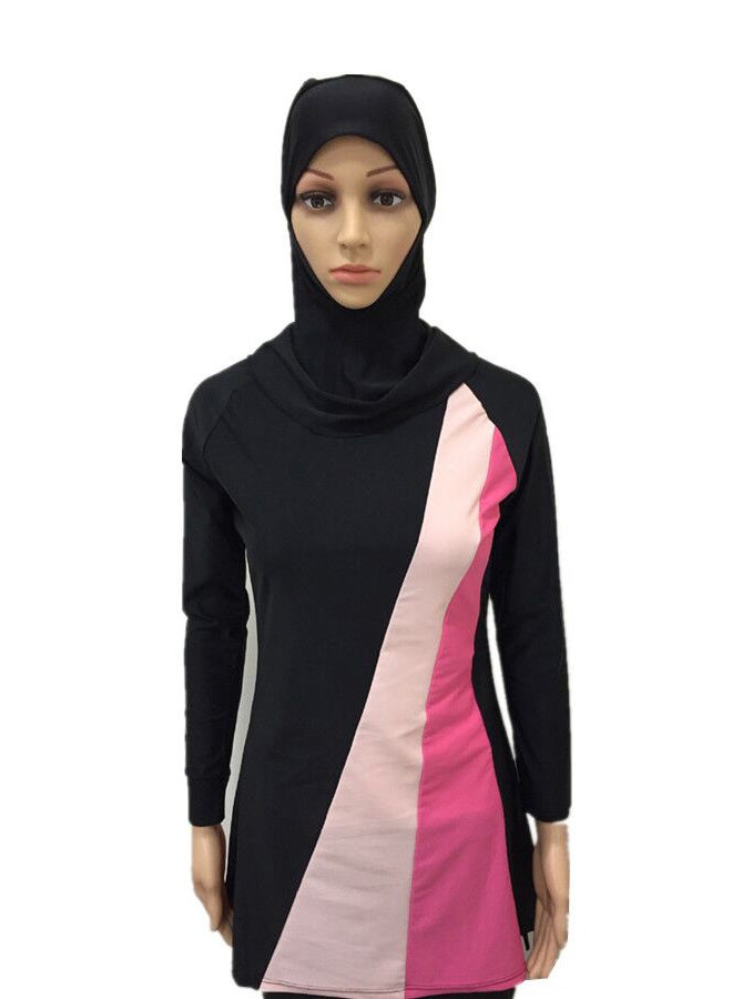 Muslim Modest Burkinis Swimsuit Black - Image 3