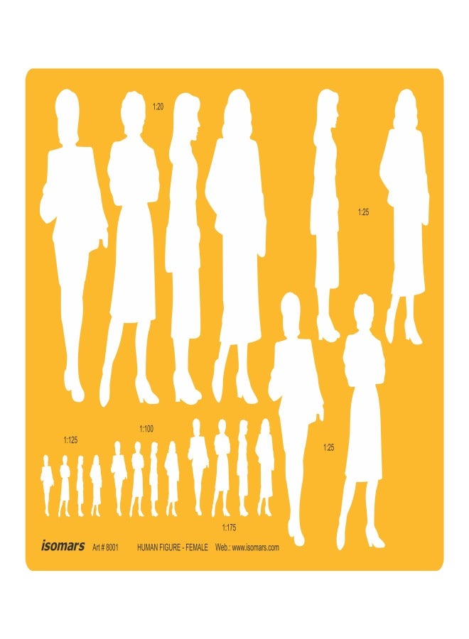 Isomars تمثال بشري - أنثى - بلاستيك