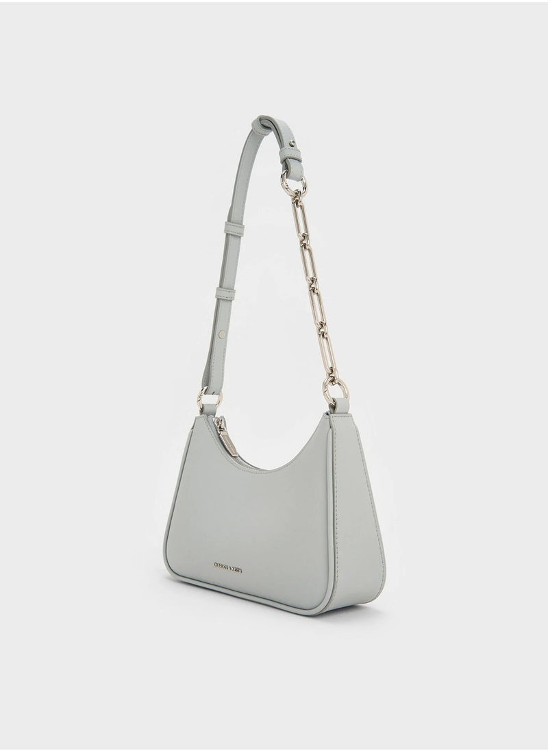 Charles & Keith Charles & Keith Lane Chain-Link Shoulder Bag  - Image 2