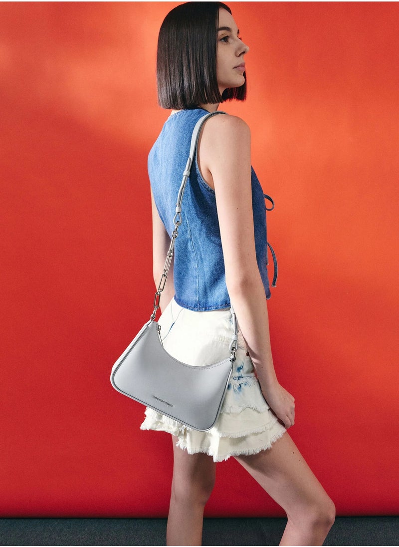 Charles & Keith Charles & Keith Lane Chain-Link Shoulder Bag  - Image 5