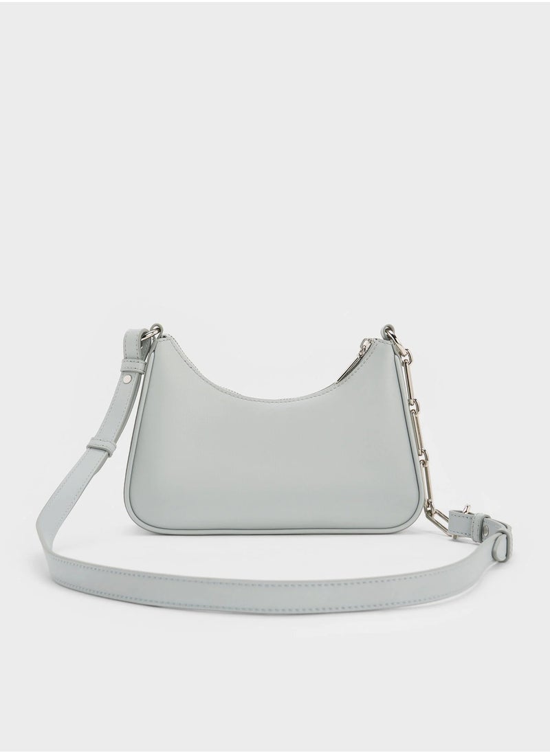 Charles & Keith Charles & Keith Lane Chain-Link Shoulder Bag  - Image 4