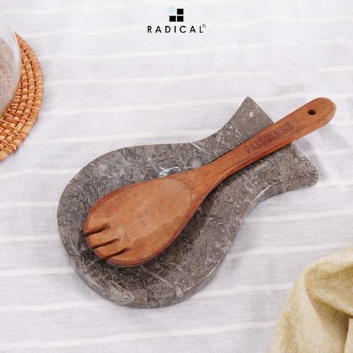Radicaln Marble Spoon Rest 8'' inches Oceanic Handmade Non-Slip Kitchen Utensil Holder - Kitchen Utensil Holder for Countertop, Dining table, Coffee Table and stove top - Image 4