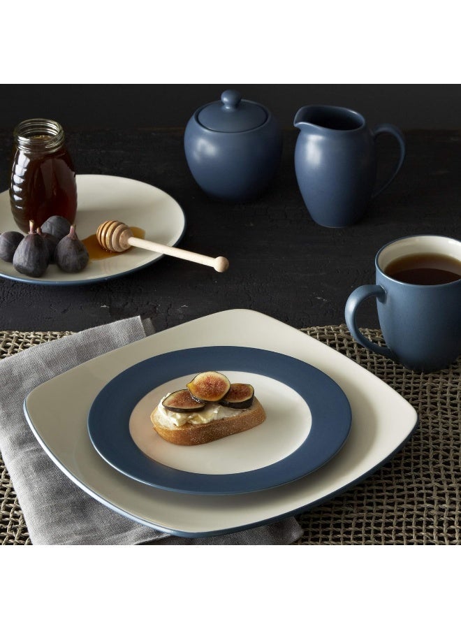Noritake Colorwave Blue 4Piece Square Place Setting Service for 1 - Image 2
