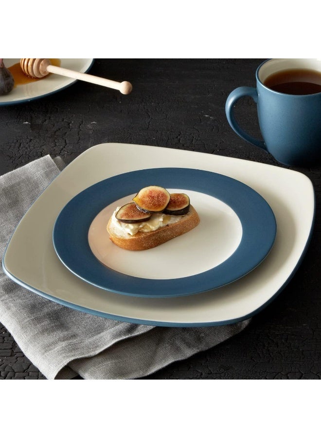 Noritake Colorwave Blue 4Piece Square Place Setting Service for 1 - Image 3