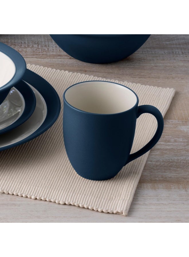 Noritake Colorwave Blue 4Piece Square Place Setting Service for 1 - Image 4
