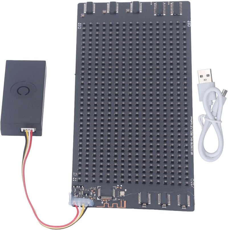 Programmable LED Sign, Flexible Scrolling Screen, 6.7 x 2.8 Inch RGB Display - Bluetooth APP Control, DIY Design Function, Ideal for Advertising and Decorations - Image 1