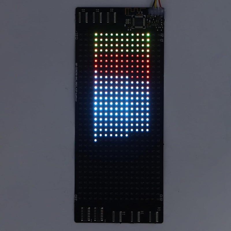Programmable LED Sign, Flexible Scrolling Screen, 6.7 x 2.8 Inch RGB Display - Bluetooth APP Control, DIY Design Function, Ideal for Advertising and Decorations - Image 3