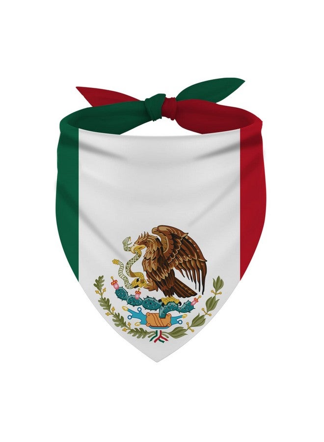 Pudodo Mexican Independence Day Dog Bandana Triangle Bibs Dog Scarf Adjustable Accessories for Small Medium Dogs Cats Pets - Image 1