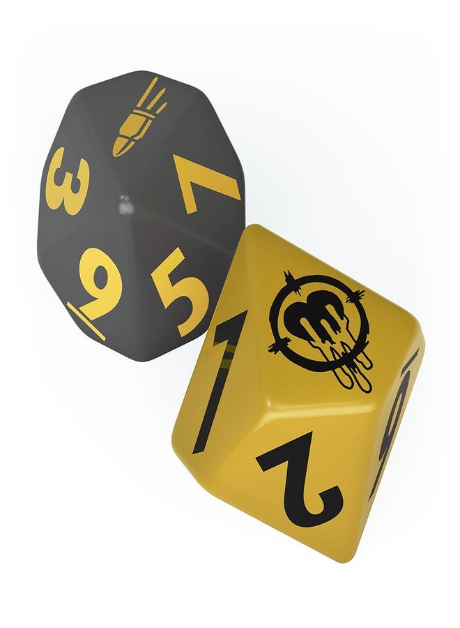 Modiphius Entertainment: Fallout Factions: Dice Sets - The Operators - 12 Engraved Dice, Tabletop Miniatures Game Accessory, Officially Licensed - Image 2