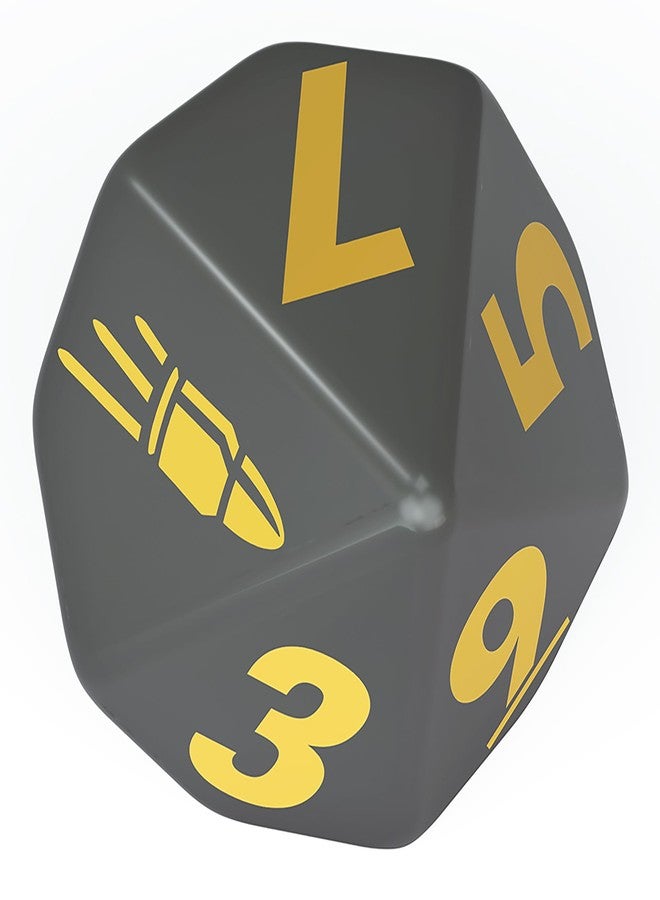Modiphius Entertainment: Fallout Factions: Dice Sets - The Operators - 12 Engraved Dice, Tabletop Miniatures Game Accessory, Officially Licensed - Image 3