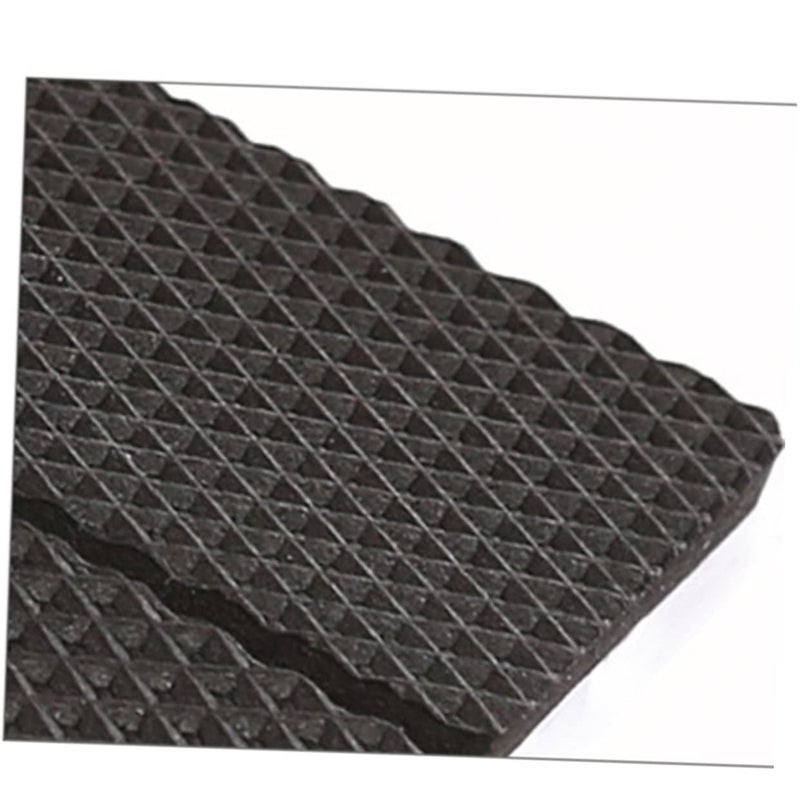 48 Pcs Black Square Furniture Bumpers Non Slip Pads Floor Protector For Chairs Tables - Image 4