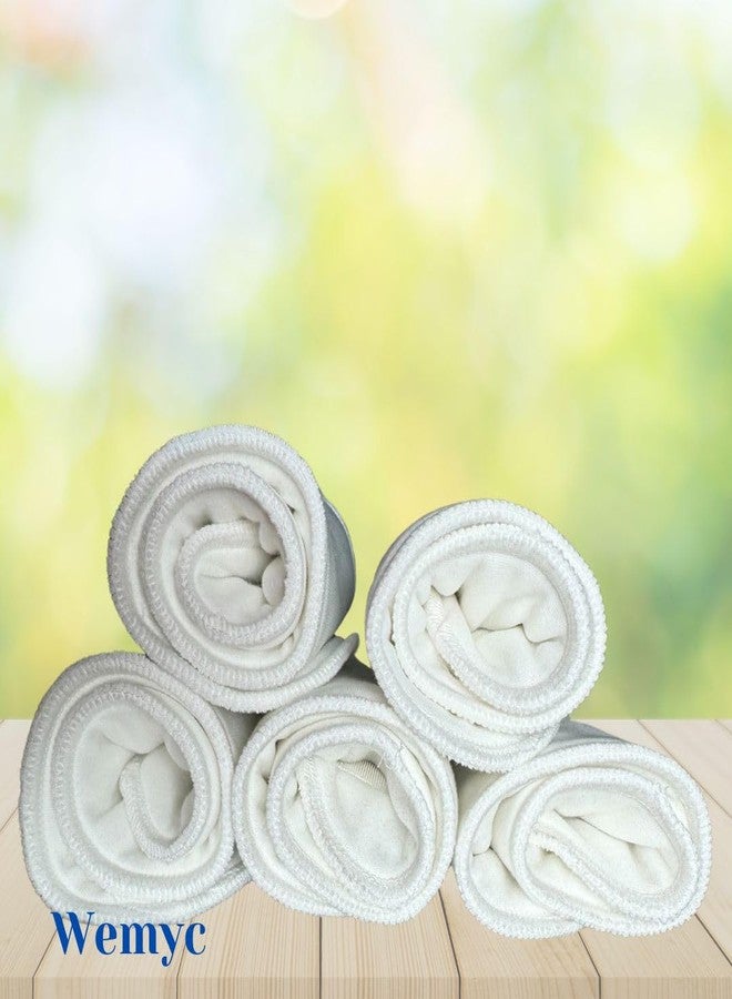 Wemyc High Absorbent Adult Cloth Diaper Inserts Only 3 Pcs Combo Pack Upgraded Cotton Insert Pad For Washable Adult Diapers Reusable Wet Free Booster Pads Dry Feel Soaker Pad Diaper Liners - Unisex - Image 2