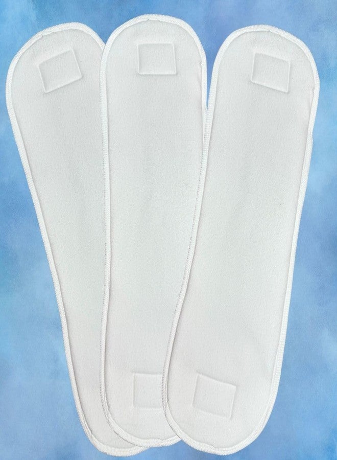 Wemyc High Absorbent Adult Cloth Diaper Inserts Only 3 Pcs Combo Pack Upgraded Cotton Insert Pad For Washable Adult Diapers Reusable Wet Free Booster Pads Dry Feel Soaker Pad Diaper Liners - Unisex - Image 1