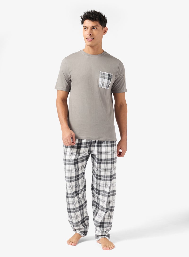 روبرت وود طقم بيجامة تي شيرت وبنطلون - Image 5