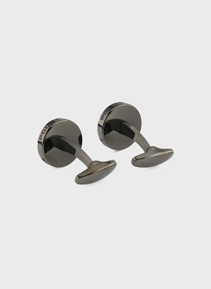 POLICE Sunken Cufflinks