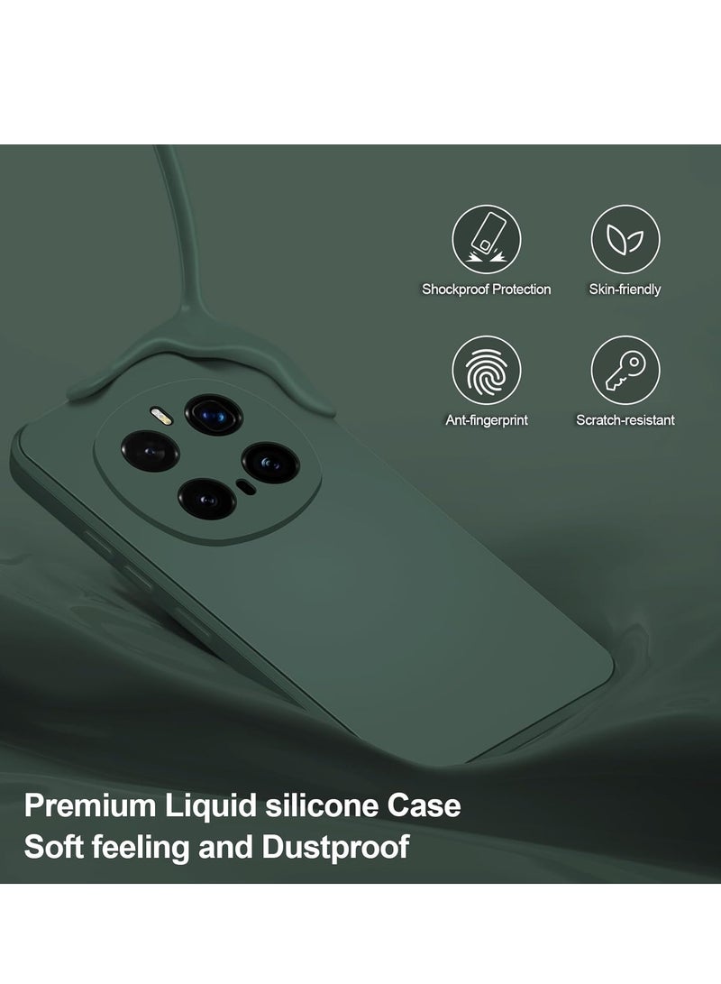 Honor Magic 7 Pro Case Cover Liquid Silicone Anti-Fingerprint Case with Camera Protection Cover for Honor Magic 7 Pro 5G 6.8-inch - Image 4