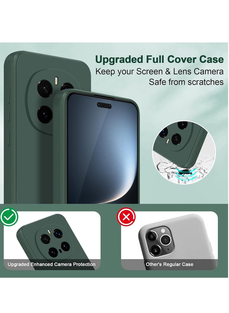 Honor Magic 7 Pro Case Cover Liquid Silicone Anti-Fingerprint Case with Camera Protection Cover for Honor Magic 7 Pro 5G 6.8-inch - Image 3