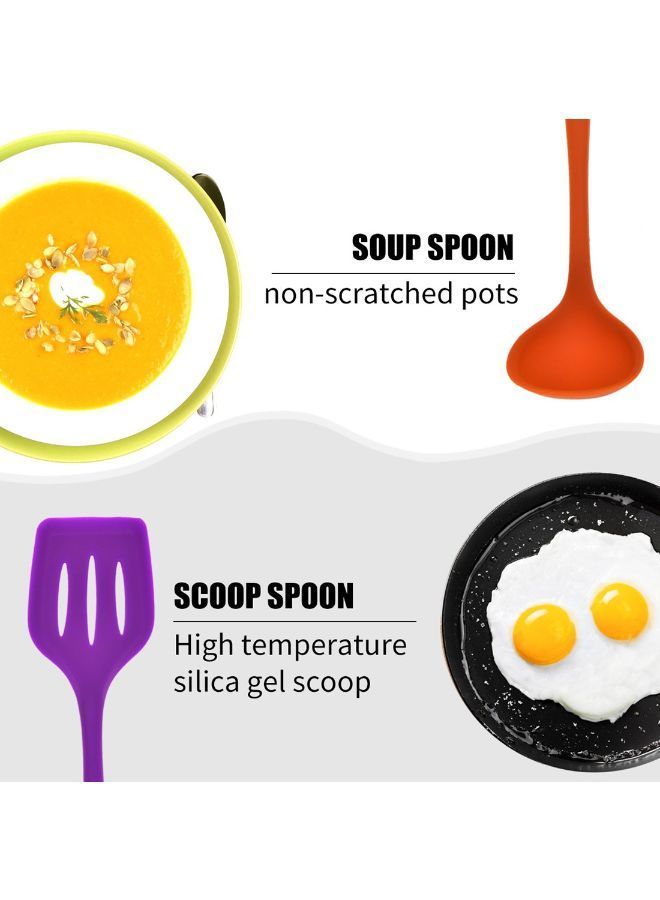 نيبمينينت طقم أدوات مطبخ مكون من 10 قطع متعدد الألوان 15x10x17سنتيمتر - Image 4