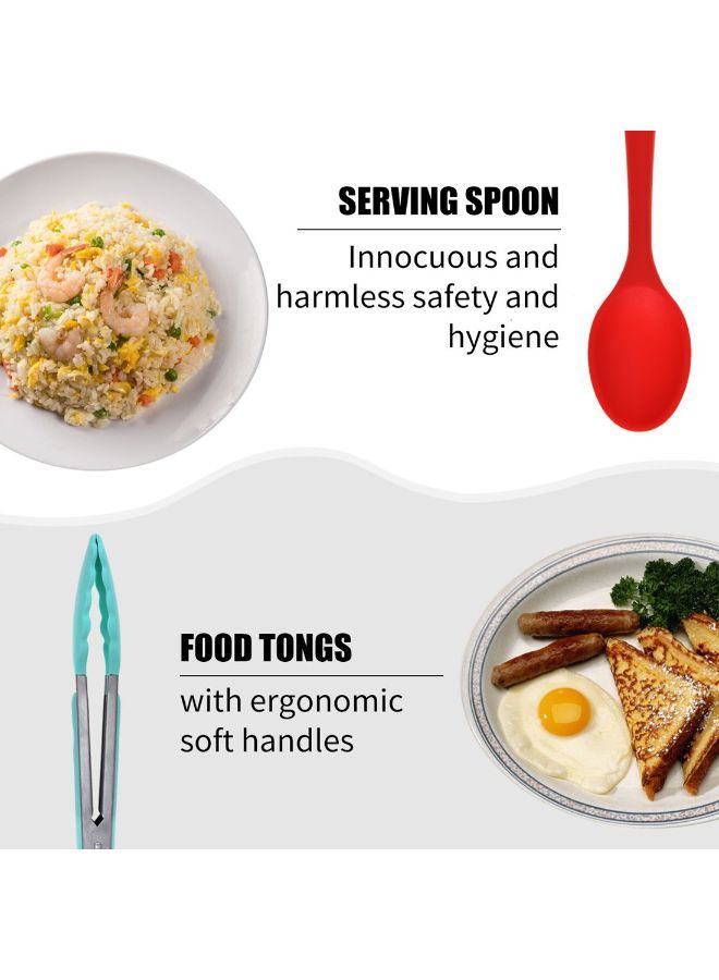 نيبمينينت طقم أدوات مطبخ مكون من 10 قطع متعدد الألوان 15x10x17سنتيمتر - Image 5