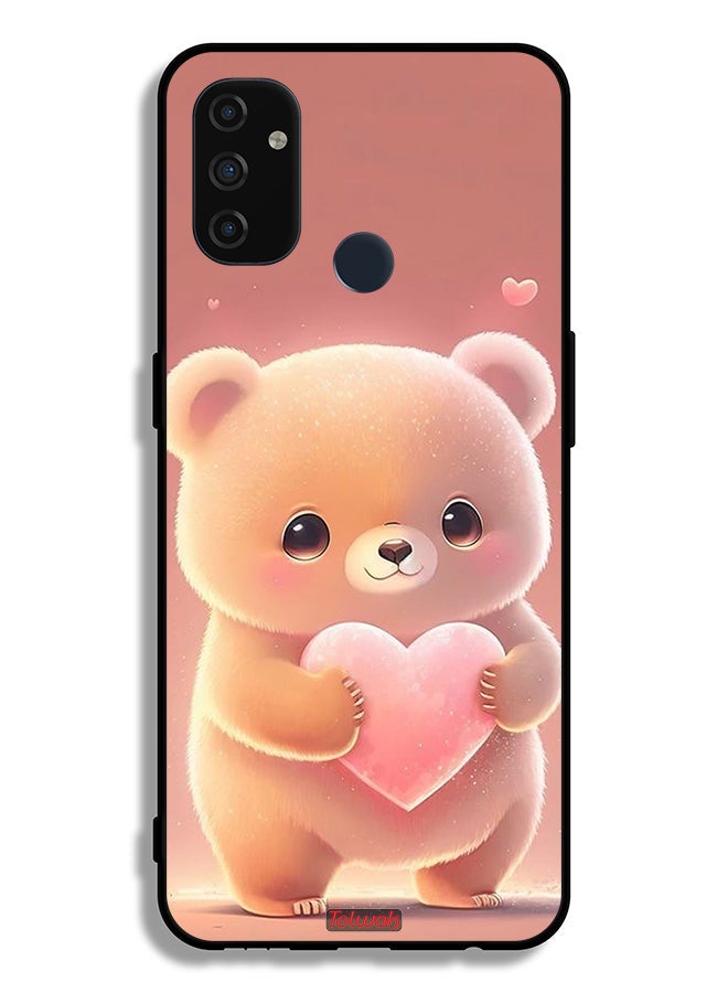 Tolwak OnePlus Nord N100 Protective Case Cover Cute Little Panda Holding Heart - Image 2