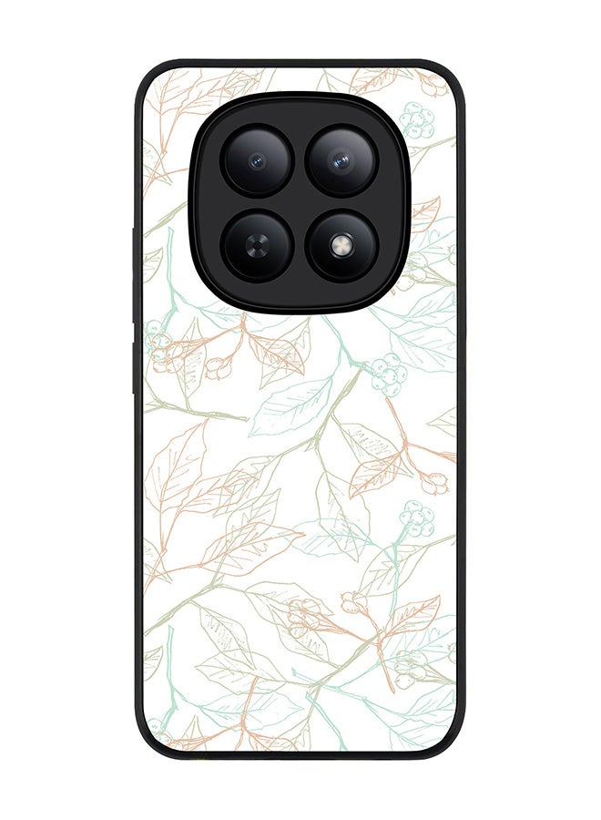 For Xiaomi Redmi Note 15 5G / Poco M8 Case,Slim fit Camera Protection, Shockproof Thin Phone cover  - Delicate Sprigs