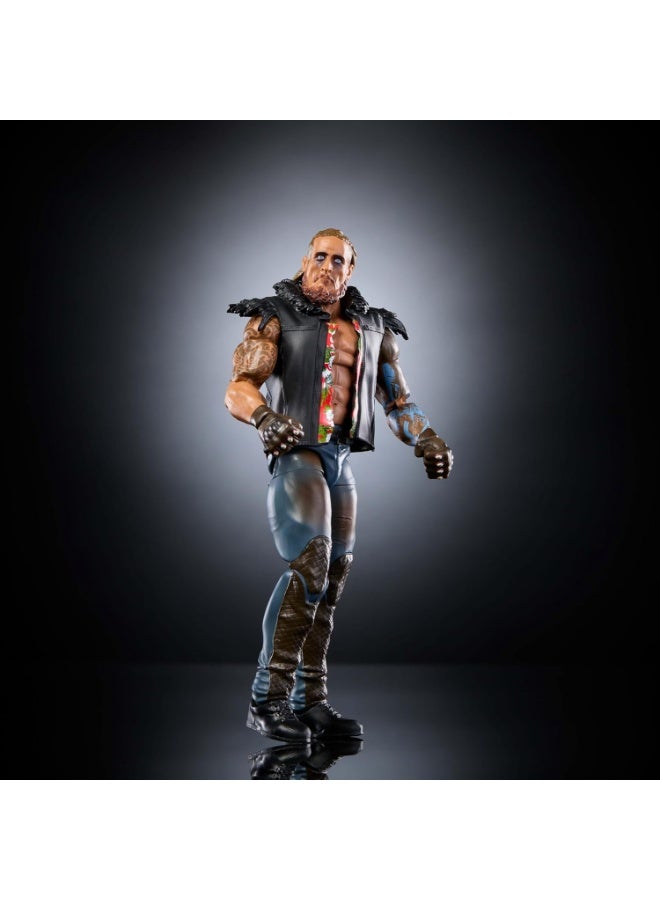 Mattel Games Mattel WWE Elite Action Figure & Accessories, Series #119, 6-inch Collectible Dexter Lumis with 25 Articulation Points & Swappable Hands - Image 3