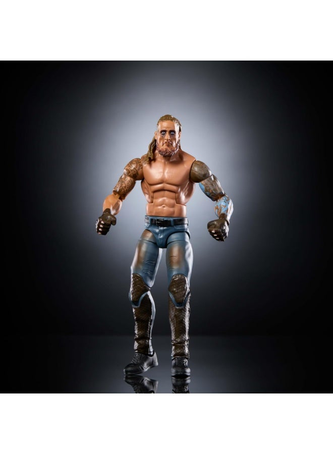Mattel Games Mattel WWE Elite Action Figure & Accessories, Series #119, 6-inch Collectible Dexter Lumis with 25 Articulation Points & Swappable Hands - Image 2
