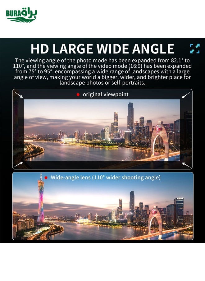 For DJI Mini 4 Pro STARTRC Drone Wide-Angle Lens Filter (Black)