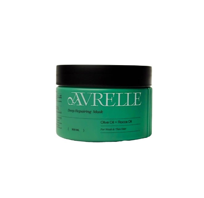 AVRELLE OLIVE OIL + ROCCA OIL DEEP Repairing HAIR MASK FOR WEAK AND THIN HAIR