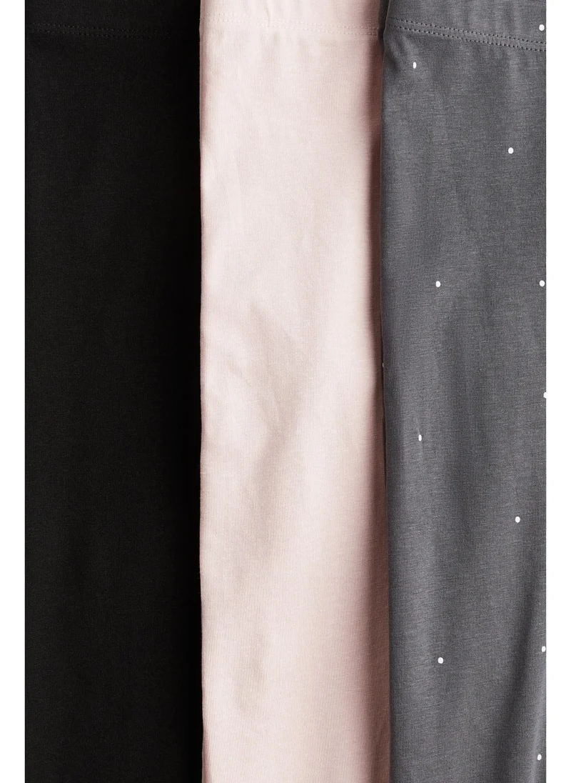 H&M 3-pack jersey leggings