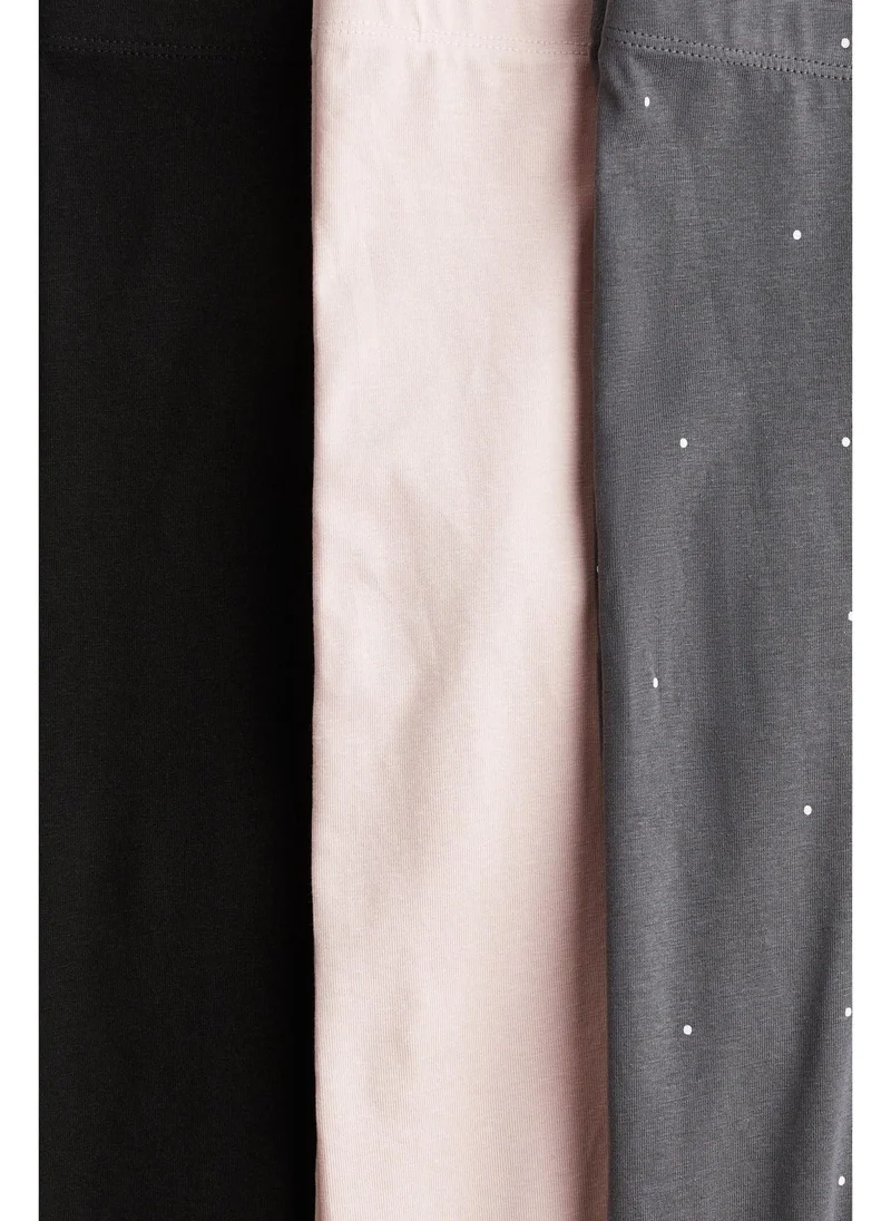 H&M 3-pack jersey leggings