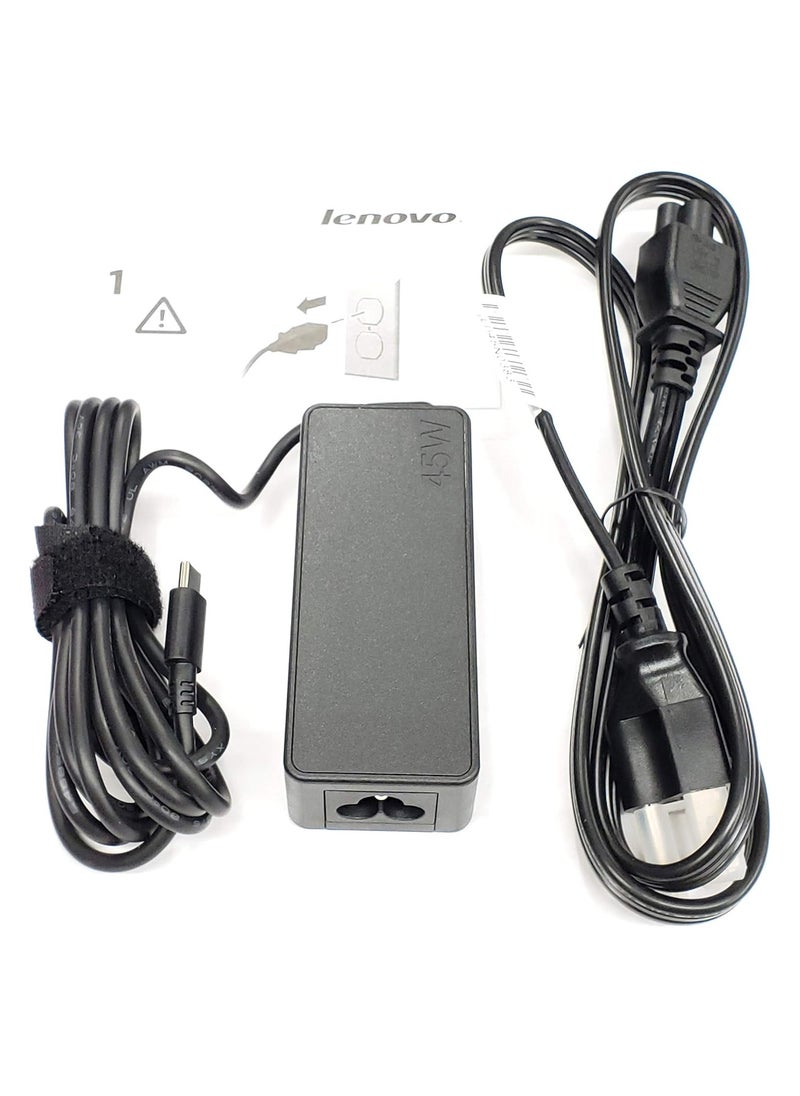 JSBazar Lenovo 45W USB-C Type-C AC ADLX45YLC3A SA10E75841 00HM663 Replacement Laptop Adapter  - Image 2
